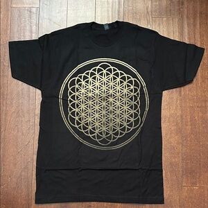 Bring Me The Horizon Black Graph Band T-Shirt, Size Large, New Without Tags